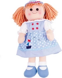 Stoffpuppe Louise 38 cm von Bigjigs Toys