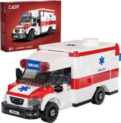 Bausteinset CaDA Krankenwagen MedSwift Guard – Rennfahrzeug aus 163 Teilen