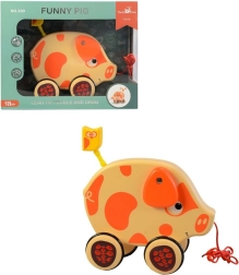 Schweinchen an der Schnur