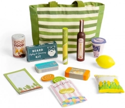 Einkaufstasche mit Zubehör Bigjigs Toys