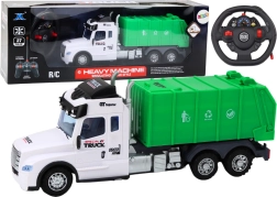 Grünes RC-Auto mit Fernsteuerung und Effekten