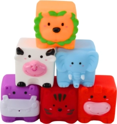 Weiche Lernwürfel zum Baden Tiere