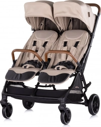 Doppelter Sportkinderwagen Chipolino Twinity Tiramisu