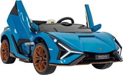 Elektrisches Kinderauto Lamborghini Sian 24V – Blau