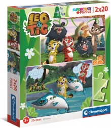 Clementoni Puzzle Leo und Tig 2×20 Teile