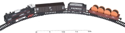 Zugset Rail King mit Lichteffekten