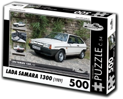 Retro-Autos Puzzle Lada Samara 1300 (1989) 500 Teile