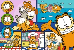Puzzle mit 100 Teilen – der faule GARFIELD (Trefl)