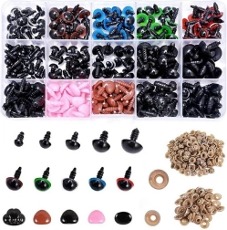 Sichere Augen und Nasen für Plüschtiere – Set 560 Stk.