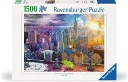 Puzzle 1500 Teile Ravensburger – New York im Sommer und Winter