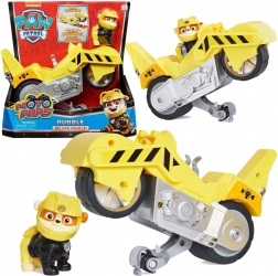 PAW PATROL Rubble Moto Pups – gelbes Stunt-Motorrad mit Figur