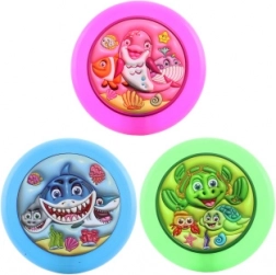 Flugscheibe mit Meeresmotiven 23 cm