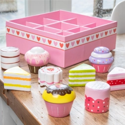 Holzkuchen in Geschenkbox – 9 Stück