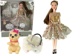 Puppe EMILY mit Hündchen und Zubehör