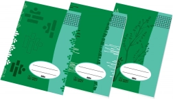 Schulheft A4 kariert 20 Blatt aus Recyclingpapier (Motivmix)