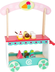 Holz-Eisstand small foot – mobiler Wagen für Kinder
