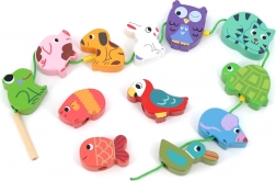 Vilac Fädelspiel Tiere für Kinder