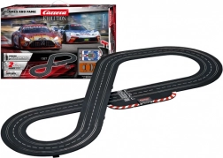 Carrera Evolution Autorennbahn Flames and Fame 5,3 m mit Mercedes‑AMG GT3 und KTM X‑BOW