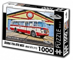 Puzzle RETRO-AUTA Škoda 706 RTO MEX – Bus, 1000 Teile
