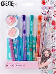 Tattoo-Set mit duftenden Gelstiften und Schablonen