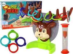 Familiäres Geschicklichkeitsspiel – Ringe auf den Hirsch werfen