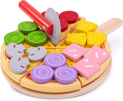 Bigjigs Toys Holz-Schneidepizza