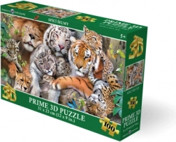 3D-Puzzle Schlafende Raubtiere 100 Teile
