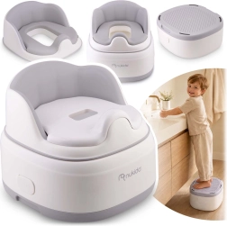 Nukido Kinder-Töpfchen 3-in-1 mit WC-Sitzverkleinerer und Tritthocker