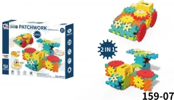 Kreatives STEAM-Bauset 51 Teile mit Zahnrädern und Motor