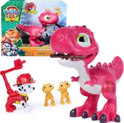 Spin Master Paw Patrol: The Dino Movie interaktiver Dinosaurier Rhubarb mit Marshall-Figur und Zubehör