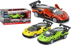 Metall-Rennauto mit Rückziehmotor 12 cm