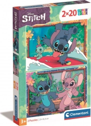 CLEMENTONI Puzzle Stitch 2×20 Teile