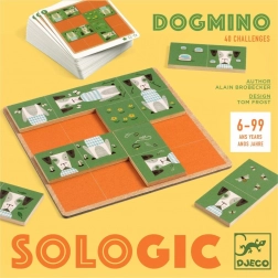 Hölzernes Logikspiel Dogmino