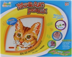 Mosaik Katze – Kreativset für Kinder