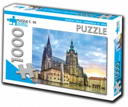 Touristen-Ausgabe Puzzle St. Veitsdom, Prag 1000 Teile