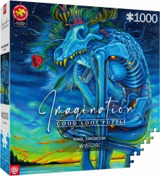 Puzzle Imagination: Kamil Jakóbczak – Weißer Wolf 1000 Teile
