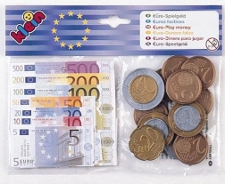 Euro Banknoten und Münzen für Kinder
