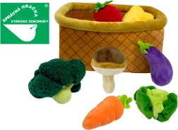 Magic Baby Plüschkorb mit Gemüse und Pilz