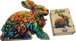 Holz-Steckpuzzle Hase