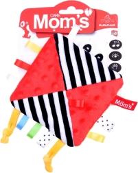 Knisper-Kuscheltuch mit Tags für Neugeborene