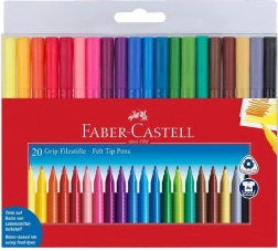 Fasermaler Faber-Castell Grip, Set 20 Stk.