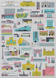 Puzzle mit Gebäuden 500 Teile von Cloudberries