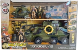 Großes Set militärischer Fahrzeuge mit Soundeffekten