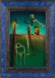 Puzzle Frau mit Rosenkopf - 1000 Teile