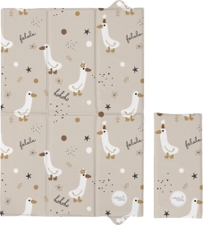 Ceba Baby Reise-Falt-Wickelunterlage Basic Crazy Ducks 60 × 40 cm
