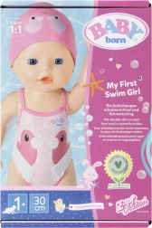 BABY born My First Schwimmer – schwimmende Puppe für Wasserspiele 30 cm
