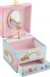 GOKI Spieluhr-Schmuckkästchen Regenbogenwelt – Melodie: Schwanensee