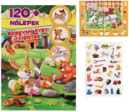 Buch Bunte Tierwelt mit Aufklebern