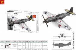 Bausatz Militärflugzeug 258 Teile