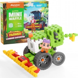 Bauset Mini Waffle Farmer – Mähdrescher 60 Teile Marioinex